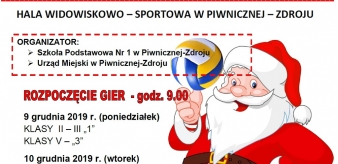 Mikołajkowy Turniej Piłki Siatkowej pod patronatem Burmistrza Piwnicznej-Zdroju
