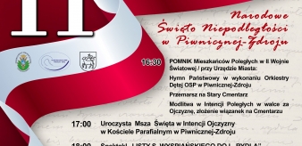 11 listopada Narodowe Święto Niepodległości w Piwnicznej-Zdroju.