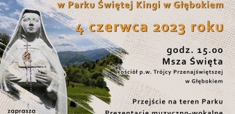Uroczystość Rocznicowa w Parku Świętej Kingi w Głębokiem