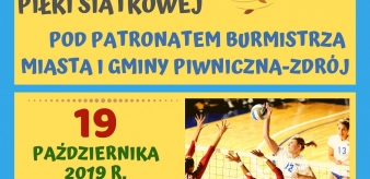 Jesienny Turniej Piłki Siatkowej pod Patronatem Burmistrza 19.10.2019 r.
