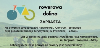 Otwarcie rowerowej doliny 10 lipca 2020 r. Piwniczna-Zdrój