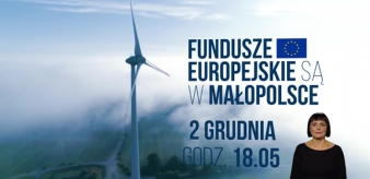 Fundusze Europejskie są w Małopolsce. 02.12.2020 r., godz. 18.05, TVP Kraków