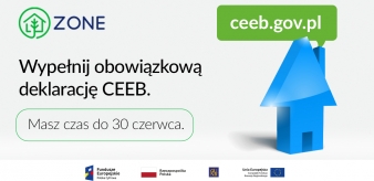 UWAGA! OSTATNI DZIEŃ - Złóż obowiązkową deklaracje do Centralnej Ewidencji Emisyjności Budynków (CEEB) do 30.06.2022
