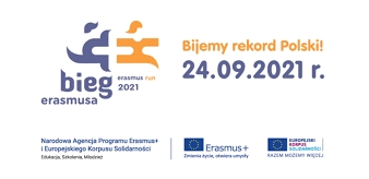 V Bieg Erasmusa+ 2021 - bijemy rekord Polski
