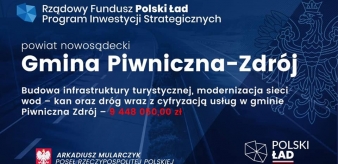 Kolejne inwestycje drogowe, kanalizacyjne w Gminie Piwniczna-Zdrój już niebawem...