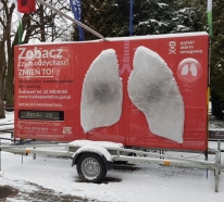 Instalacja płuc w Nowym Targu w trakcie trwania akcji: 1.12.2021: