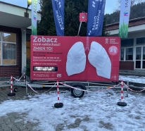 Instalacja płuc w Piwnicznej-Zdroju w trakcie trwania akcji: 10.12.2021