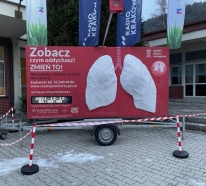 Instalacja płuc w Piwnicznej-Zdroju w trakcie trwania akcji: 13.12.2021