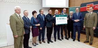 Powiat Nowosądecki: Miliony złotych z Funduszu Leśnego dla samorządów