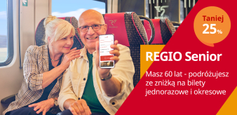 REGIO Senior: Bilet dla seniora